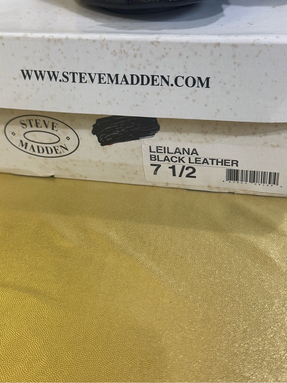 NIB Vintage Steve Madden Leilani Paisley Peep-Toe Pumps Size 7.5 - Picture 12 of 13
